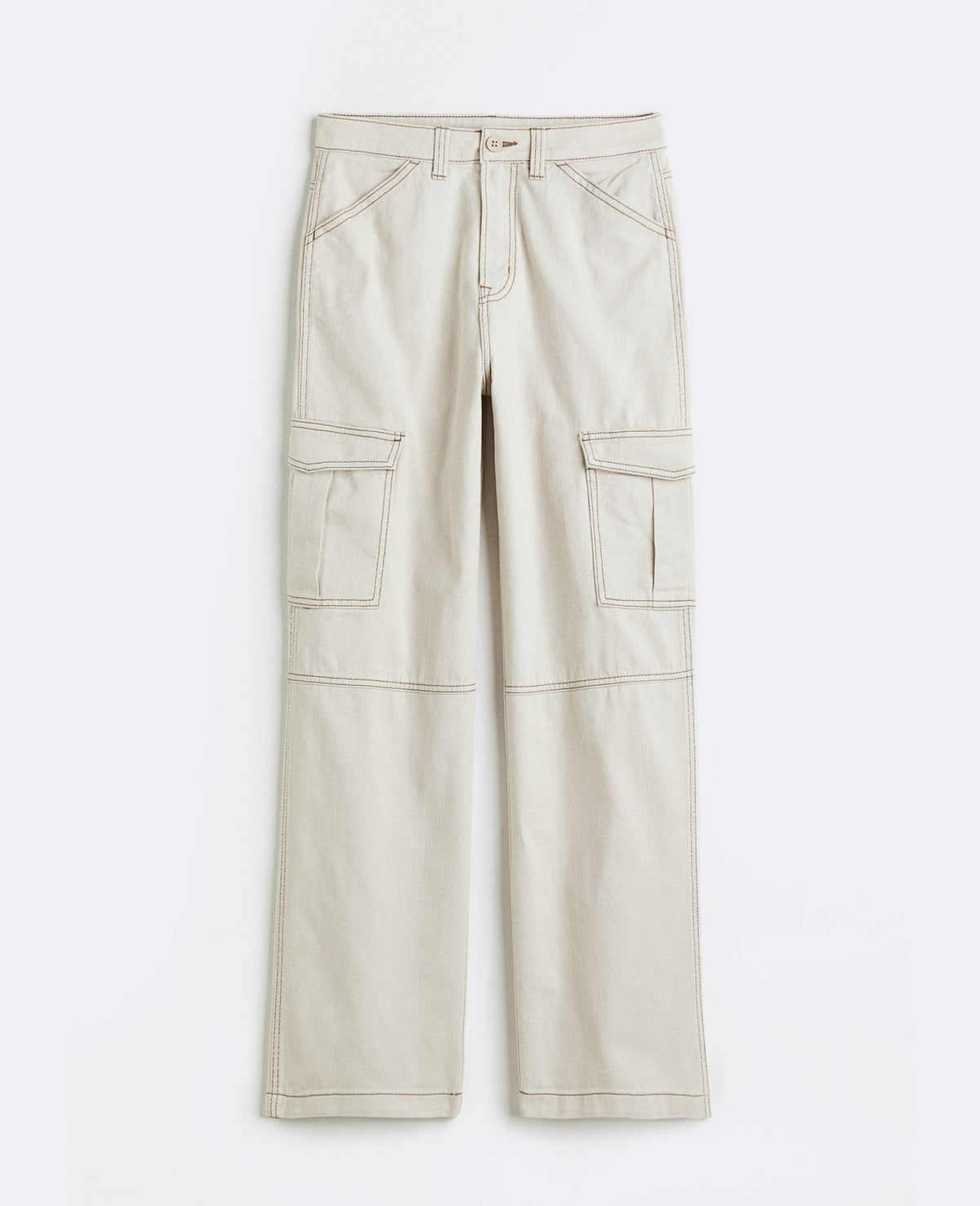 Solid Cargo Pant